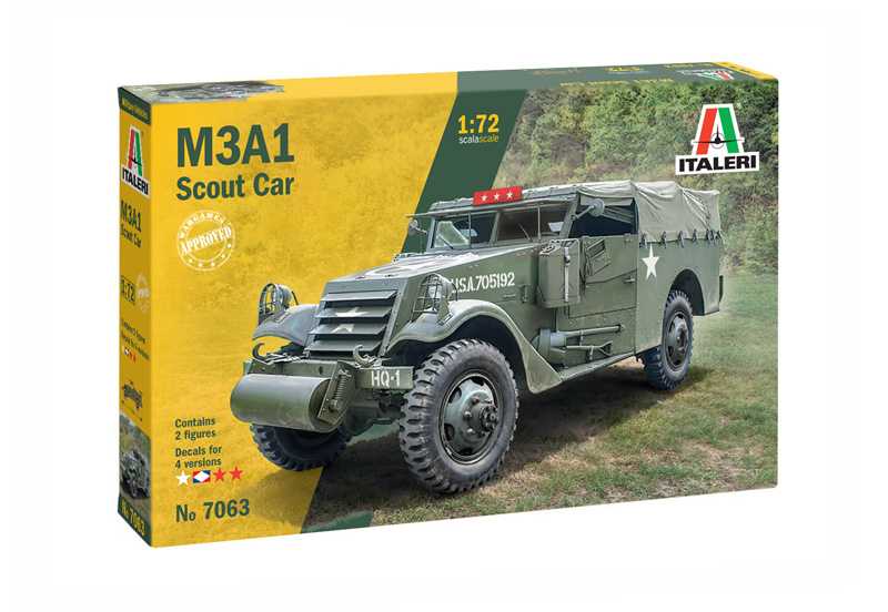 Italeri - 7063 - M3A1 Scout Car 1:72