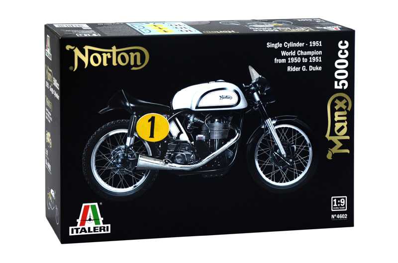 Italeri - 4602 - NORTON MANX 500cc 1951 1:9