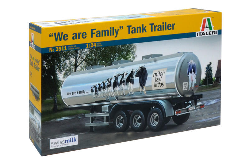 Italeri - 3911 - CLASSIC TANK TRAILER We are family 1:24