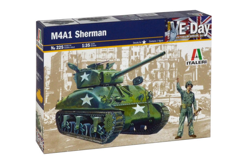 Italeri - 0225 - M4 A1 SHERMAN 1:35