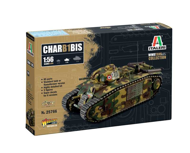 Italeri - 25766 - Char B1 Bis 1:56