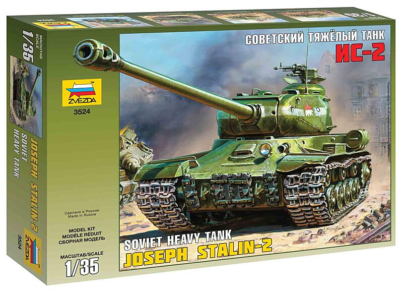 Zvezda - 3524 - Josef Stalin-2 Soviet Heavy Tank 1:35