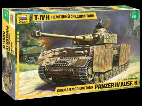Zvezda - 3620 - Panzer IV Ausf.H German Medium Tank 1:35