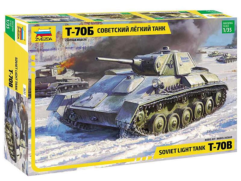 Zvezda - 3631 - Soviet tank T-70 1:35