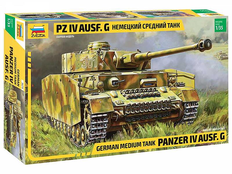 Zvezda - 3674 - Panzer IV Ausf.G 1:35