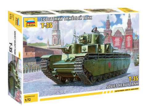 Zvezda - 5061 - Soviet Heavy Tank T-35 1:72