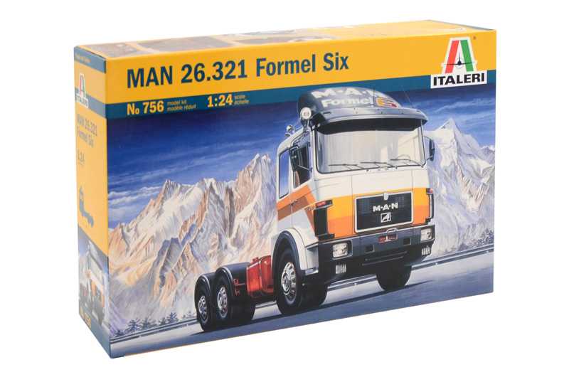 Italeri - 0756 - MAN 26.321 FORMEL SIX 1:24