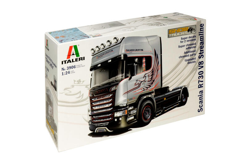 Italeri - 3906 - SCANIA R730 STREAMLINE 4x2 1:24