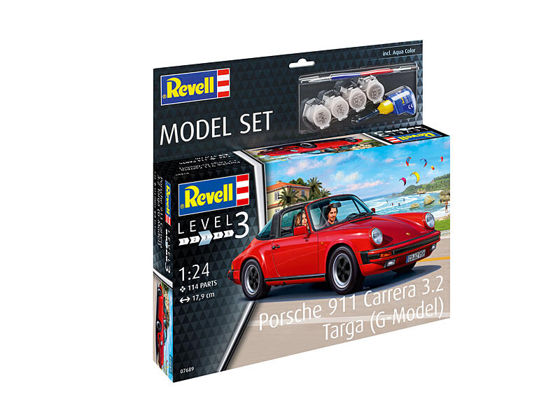 Revell - 67689 - Porsche 911 Targa G-Model 1:24
