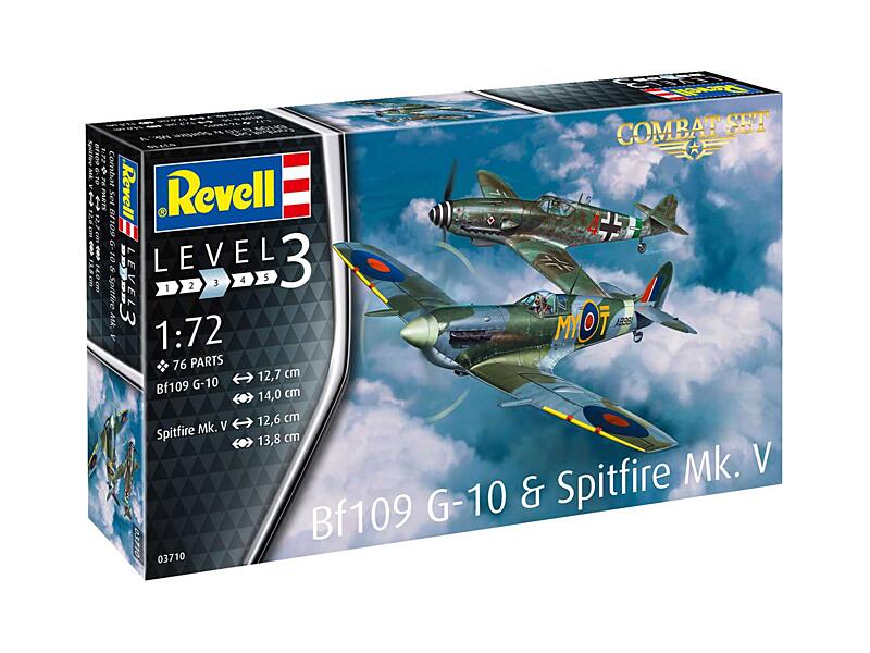 Revell - 63710 - Bf109G-10 and Spitfire Mk.V 1:72