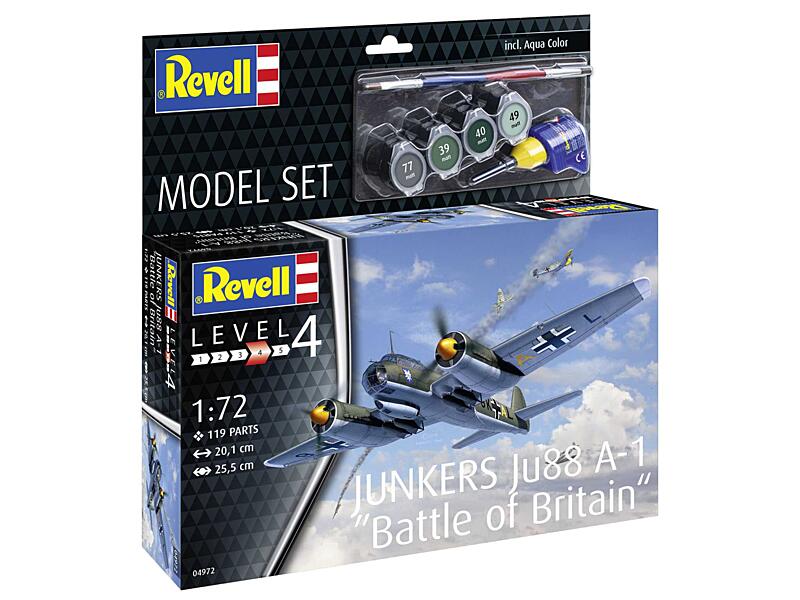Revell - 64972 - Junkers Ju88 A-1 Battle of Britain 1:72
