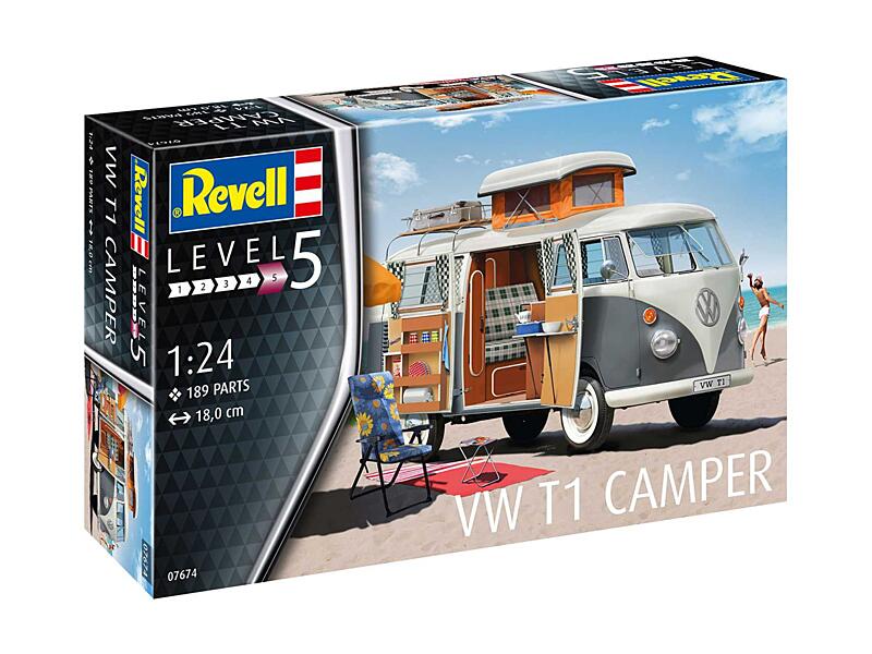 Revell - 07674 - VW T1 Camper 1:24