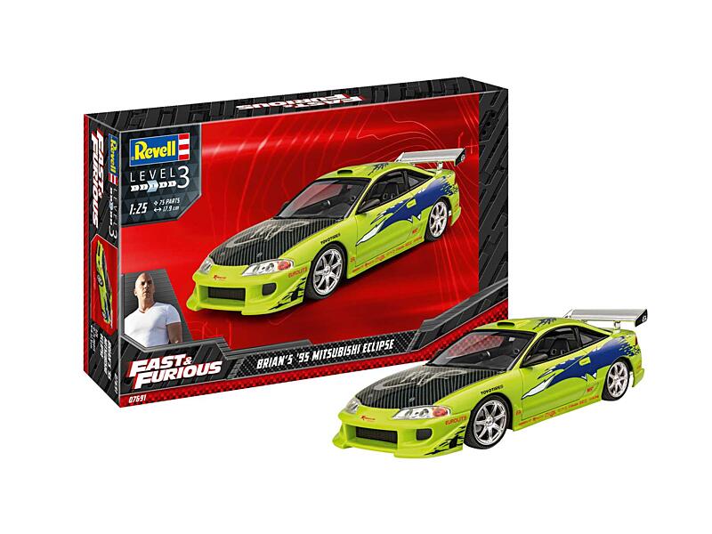 Revell - 07691 - Fast and Furious Brians 1995 Mitsubishi Eclipse 1:25