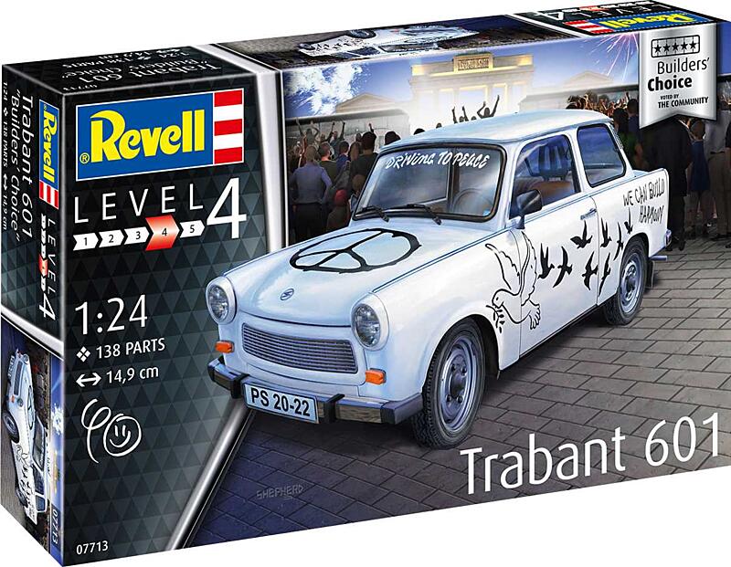 Revell - 07713 - Trabant 601S Builders Choice 1:24