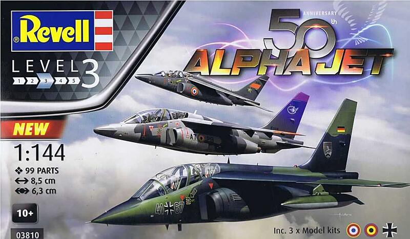 Revell - 03810 - 50th Anniversary Alpha Jet 1:144