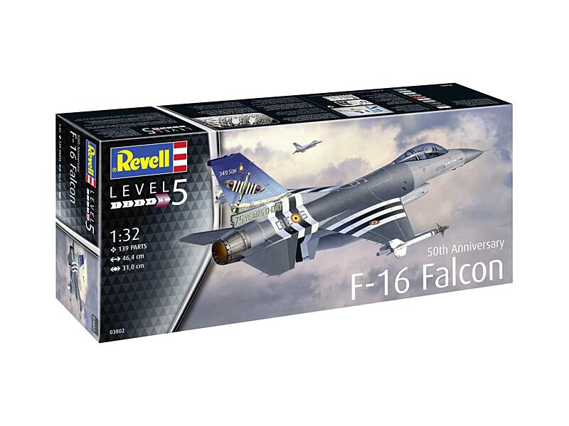 Revell - 03802 - 50th Anniversary F-16 Falcon 1:32