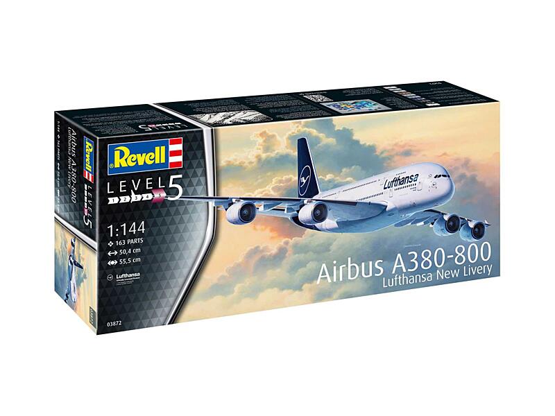 Revell - 03872 - Airbus A380-800 Lufthansa New Livery 1:144