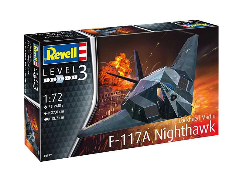 Revell - 03899 - Lockheed Martin F-117A Nighthawk Stealth Fighter 1:72