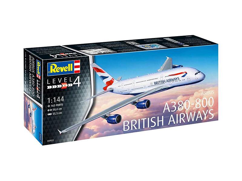 Revell - 03922 - A380-800 British Airways 1:144