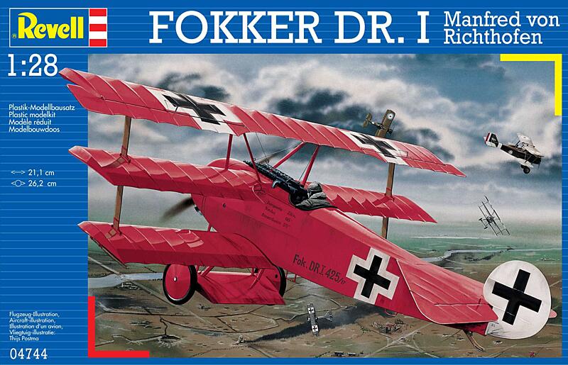Revell - 04744 - Fokker Dr.I Richthofen1:28