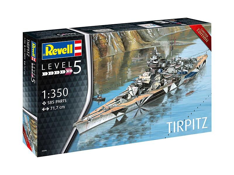 Revell - 05096 - German Battleship WWII TIRPITZ 1:350