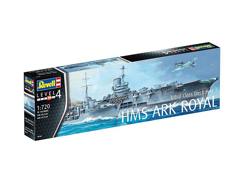 Revell - 05149 - HMS Ark Royal and Tribal Class Destroyer 1:720