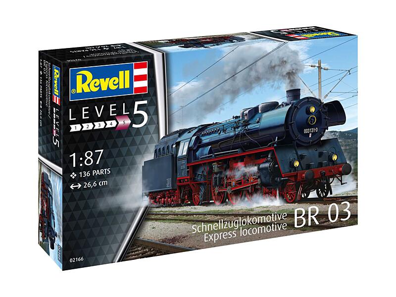 Revell - 02166 - Standard express locomotive 03 class with tender 1:87