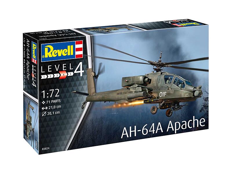 Revell - 03824 - AH-64A Apache 1:72