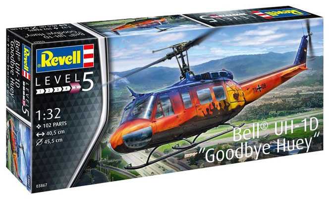 Revell - 03867 - Bell UH-1D Goodbye Huey 1:32