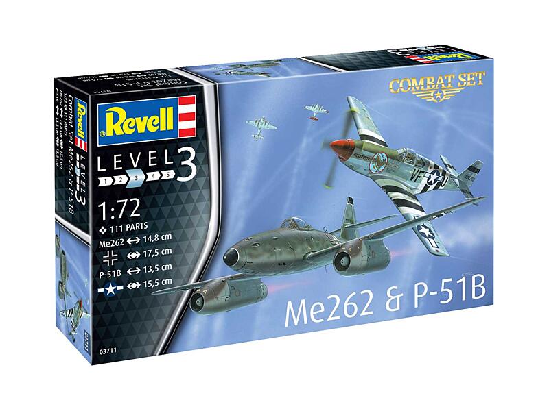 Revell - 03711 - Me262 and P-51B 1:72