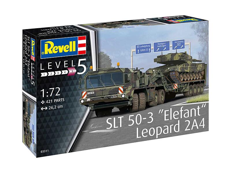 Revell - 03311 - SLT 50-3 Elefant + Leopard 2A4 1:72