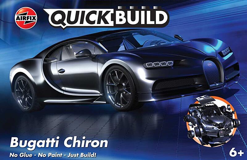 Airfix - J6025 - Bugatti Chiron - Black