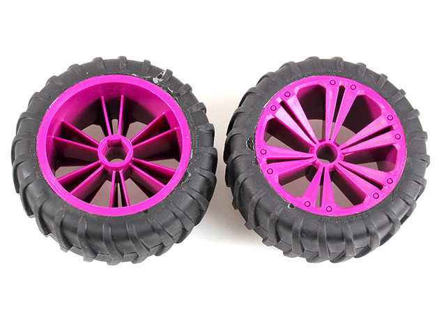 Revell - 47033 - Set 2x Wheel for Monster, lilac