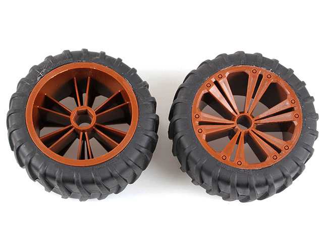 Revell - 47035 - Set 2x Wheel for Monster, bronze metallic