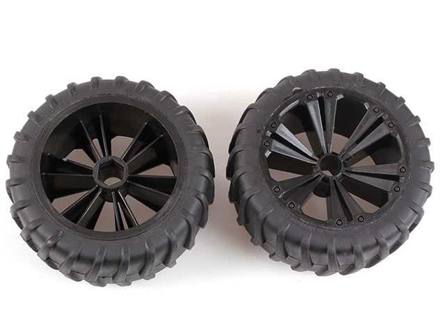 Revell - 47036 - Set 2x Wheel for Monster, black