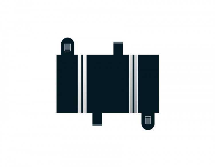 Rozšíření trati Scalextric C8200 - Quarter Straight 87 mm (2)