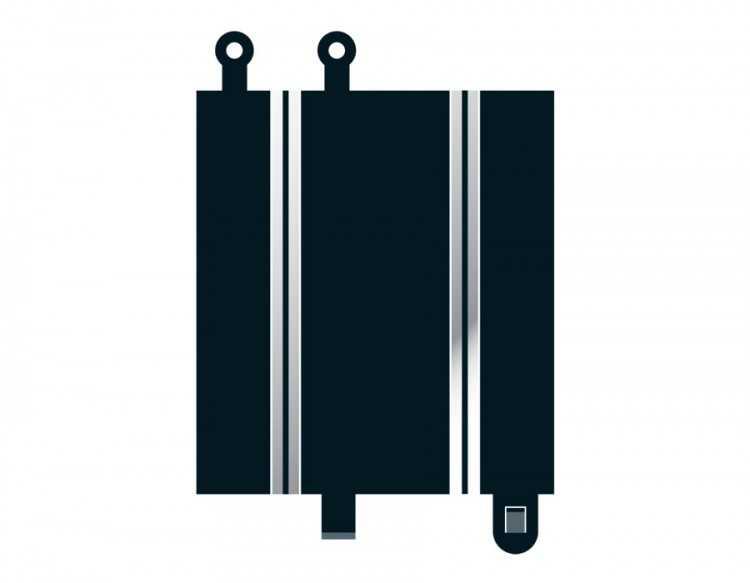 Rozšíření trati Scalextric C8222 - Converter Straight 175 mm (2)