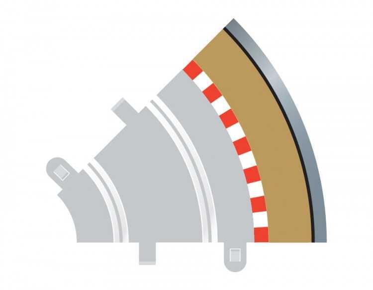 Rozšíření trati Scalextric C8240 - Radius 1 Outer Border/Barriers