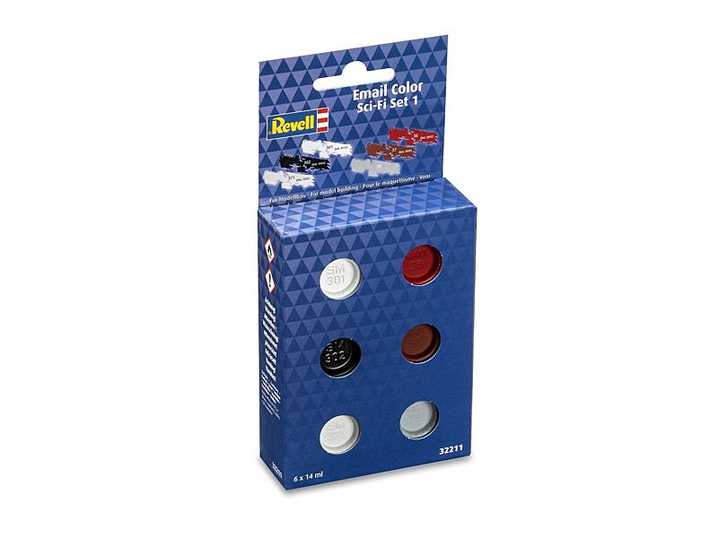Revell - Sada barev Email Color 32211 - Sci-Fi Set 1 6 x 14ml