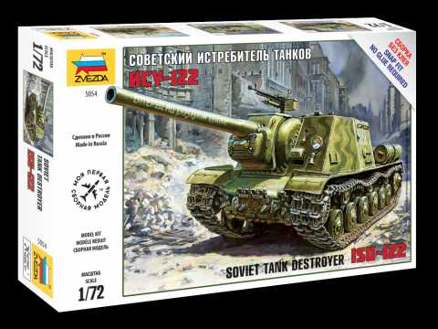 Zvezda - 5054 - Soviet Tank Destroyer ISU-122 1:72