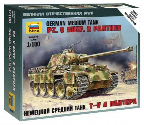 Zvezda - 6196 - Pz.V Ausf. A Panther 1:100