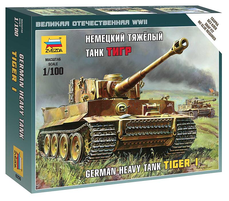 Zvezda - 6256 - Tiger I 1:100