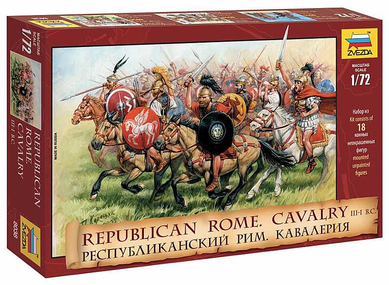 Zvezda - 8038 - Rep. Rome Cavalry III-I B. C. re-release 1:72