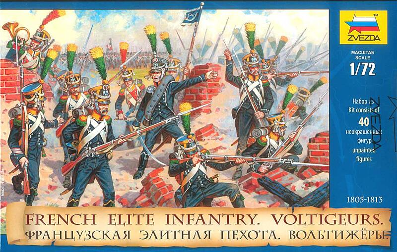 Zvezda - 8042 - French Elite Infantry Voltigeurs (re-release) 1:72