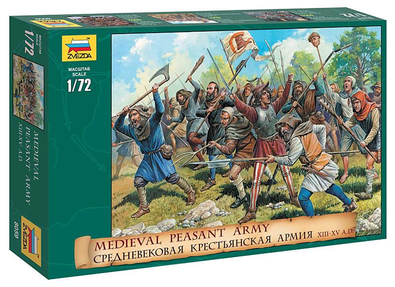 Zvezda - 8059 - Medieval Peasant Army 1:72