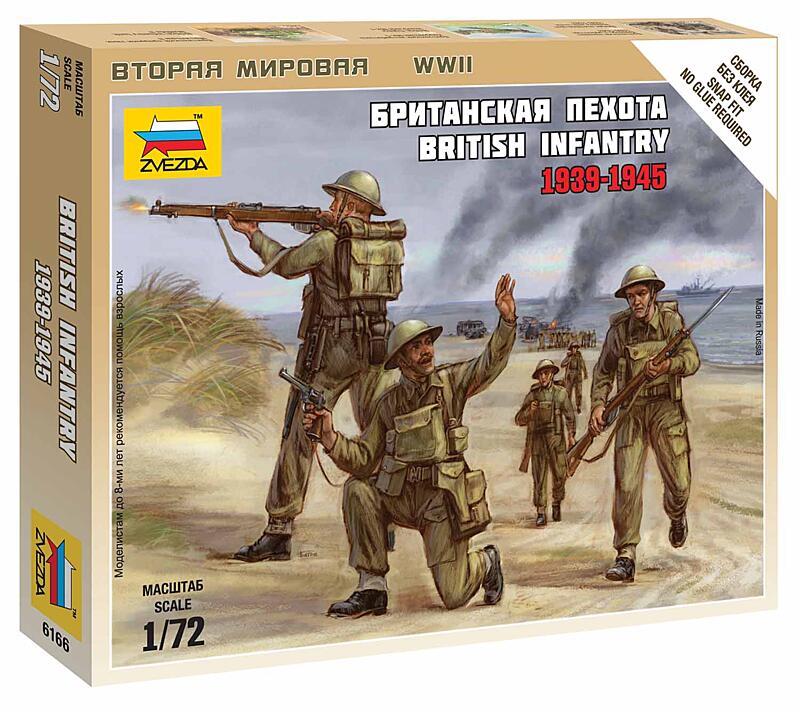 Zvezda - 6166 - British Infantry 1939-42 1:72