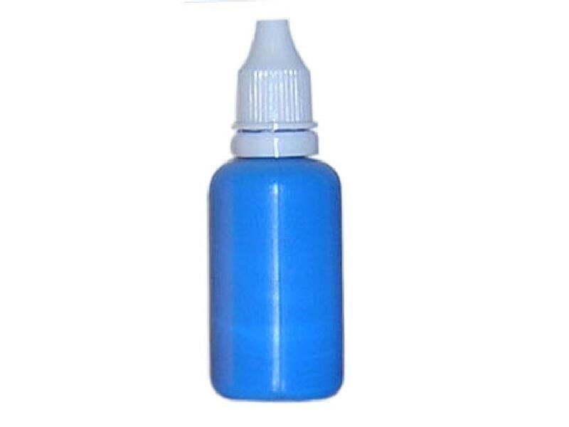 Golden Phoenix - Airbrush barva na nehty - fluorescentní blue lake 30 ml