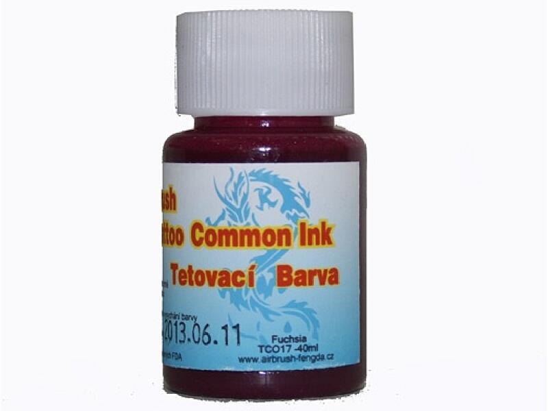 Golden Phoenix - Airbrush barva pro dočasné tetování - fuchsia 40 ml