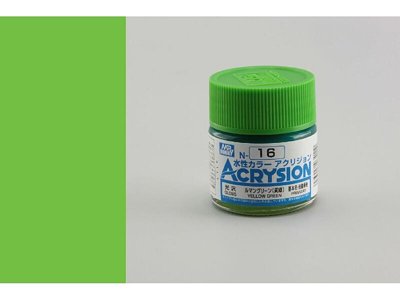 Gunze - Acrysion - N016 - Yellow Green - Žluto zelená 10ml