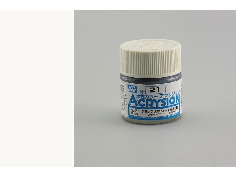 Gunze - Acrysion - N021 - Off White - Bílá základní 10ml